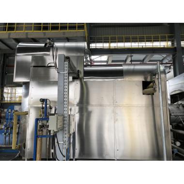 Steam ejector, steam seal insulation layer and hood